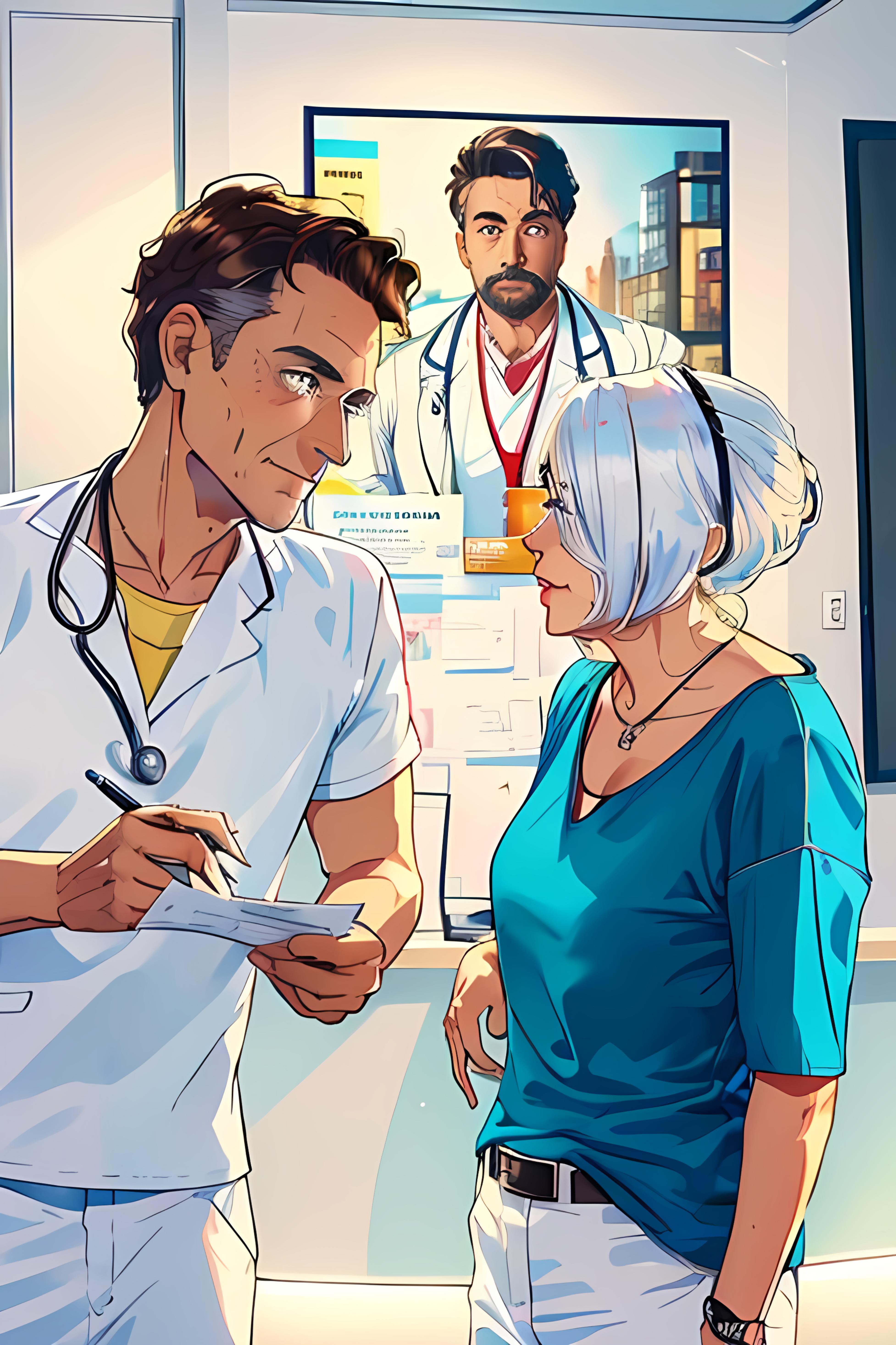 Freundliche Beratung zur Grippeimpfung München in der Hausarztpraxis