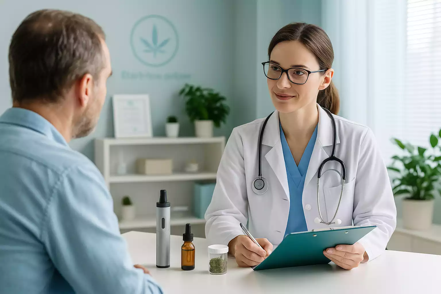 Aufklärungsgespräch zur Cannabis-Therapie – Termin & Ablauf in der Hausarztpraxis