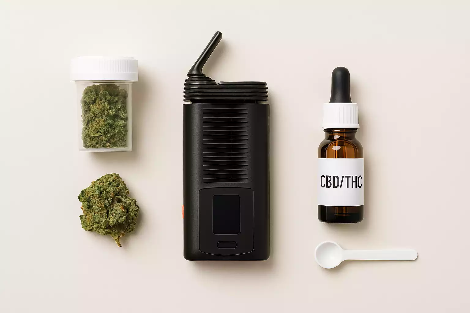 Formen: Vaporizer (Blüte) und standardisierte Extrakte/Öle – medizinische Anwendung