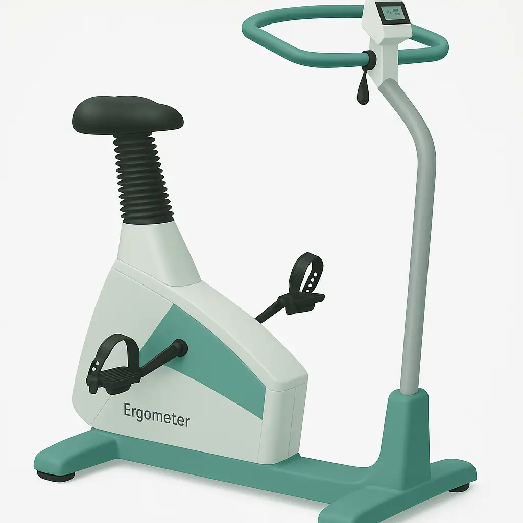 Belastungs-EKG auf modernem Ergometer in Meergrün in München